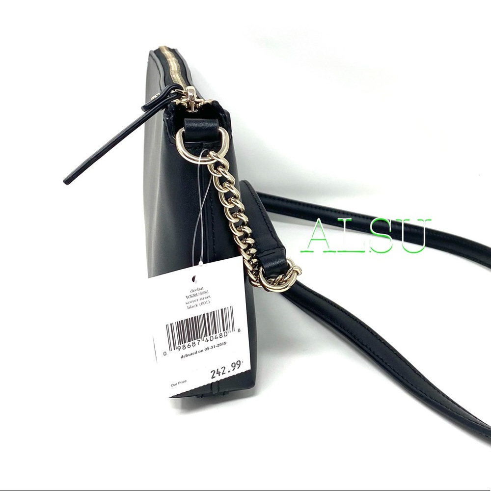 Kate ♠️Spade Declan Sawyer Street Crossbody Black - Picture 14 of 16